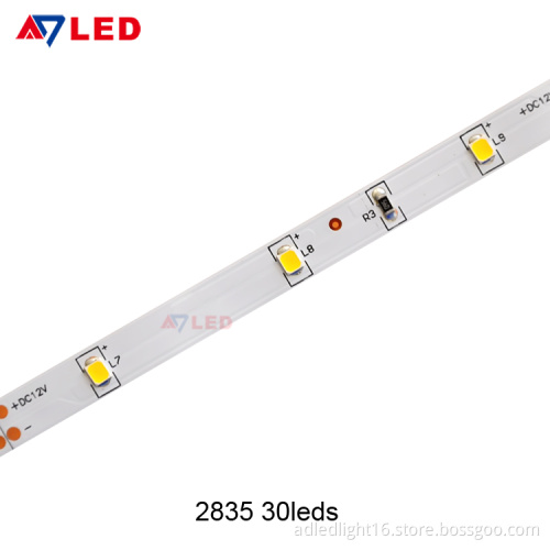Adled Light 2835 tunable white led strip light/tape light 12v/24v 30led/m high cri flexible light led strip for advertising